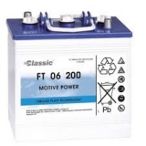 Exide Classic FT 06 180 2, 6V 180Ah PzS Batterie, 263mm lang