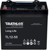 Triathlon TL 12-55, 12V 61Ah Blei AGM long life Batterie wartungsfrei