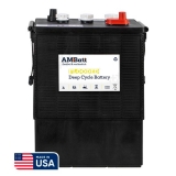 AMBatt AM P-16 EUTR Batterie, 6V 370Ah, Made in USA by Trojan