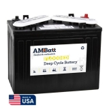 AMBatt AM P-1275 ELPT Batterie, 12V 145Ah, Made in USA by Trojan