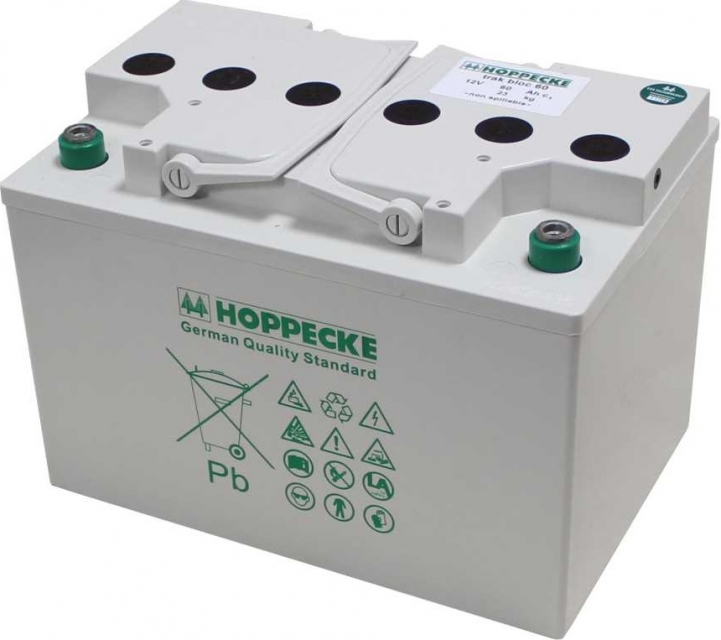 Hoppecke trac bloc 12 TB 60, 12V 60Ah Blei AGM Batterie wartungsfrei