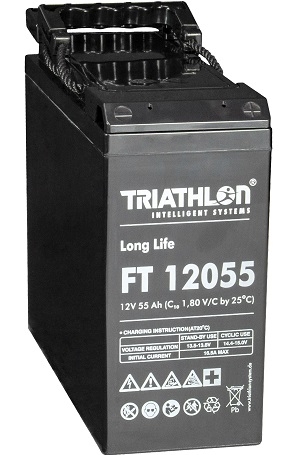 Antriebsbatterie, CTM CTL 55-12, Long Life AGM Blei Batterie, 55 Ah - 12  Volt