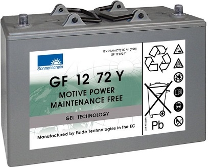 Sonnenschein dryfit GF 12 72 Y 12V 80Ah Blei Gel Batterie wartungsfrei