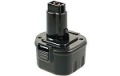 Akku 9,6V 2,0Ah NiCd ersetzt DeWalt, ELU DE9061, DE9062 Akkupacks