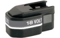 Milwaukee B18, 4932386875 18V, 2,5Ah NiCd Akkupack
