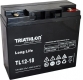 Triathlon TL 12-18, 12V 19,6Ah Blei AGM long life Batterie wartungsfrei