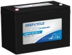 Leoch LDC12-105-G27-T, 12V 108Ah Deep Cycle Blei Carbon Batterie, mit Innengewinde M8